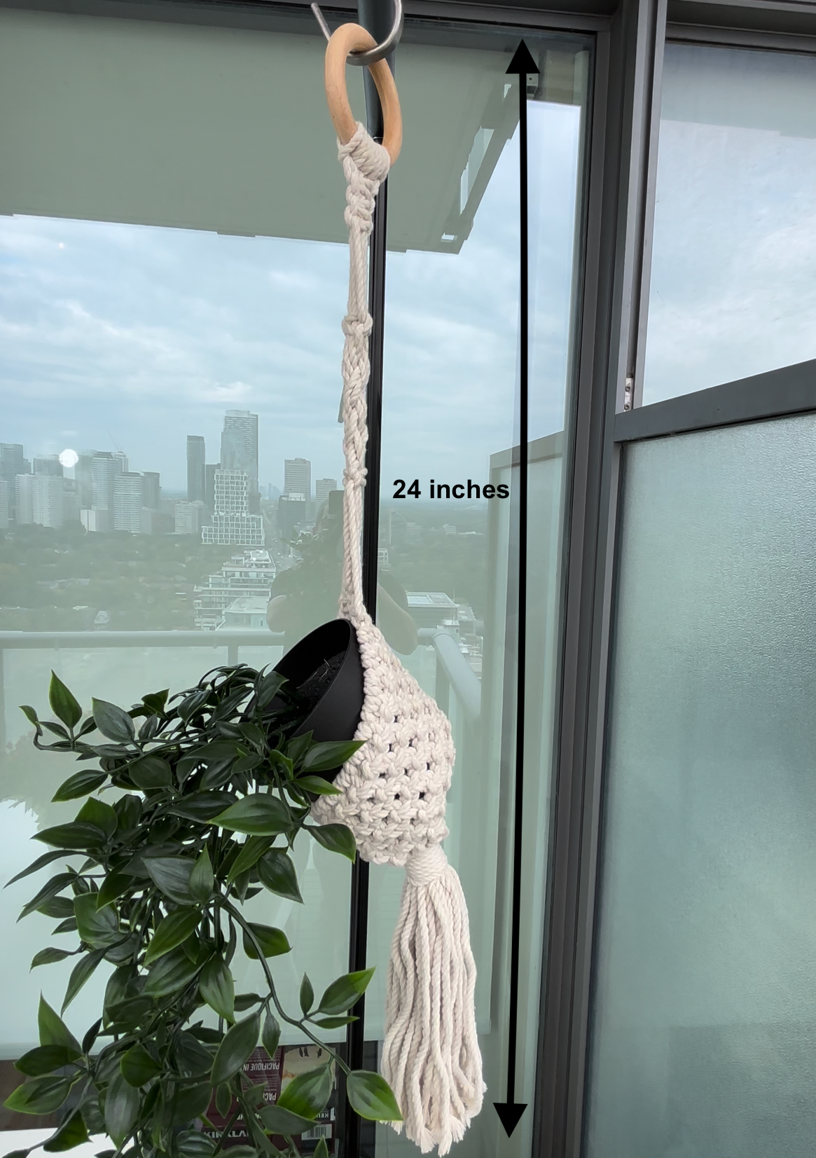 Organic Cotton Macrame Plant Hangers