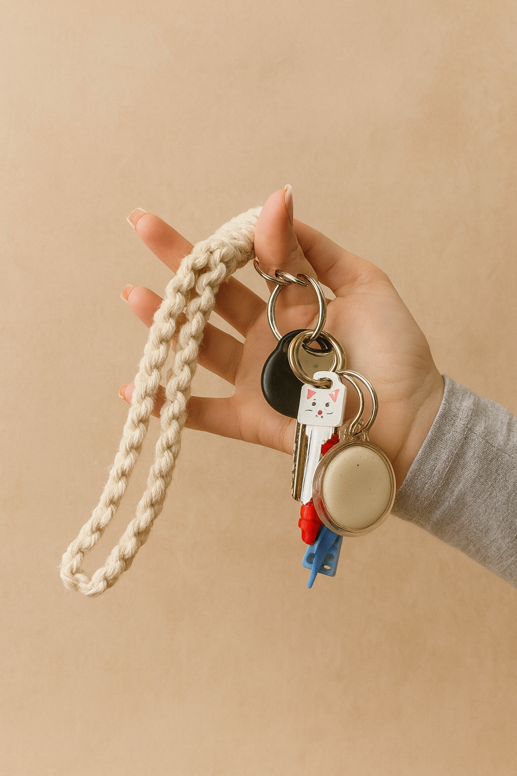 macrame keychain