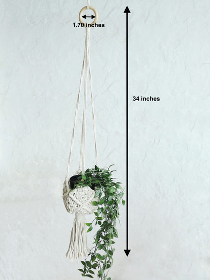 Organic Cotton Macrame Plant Hangers