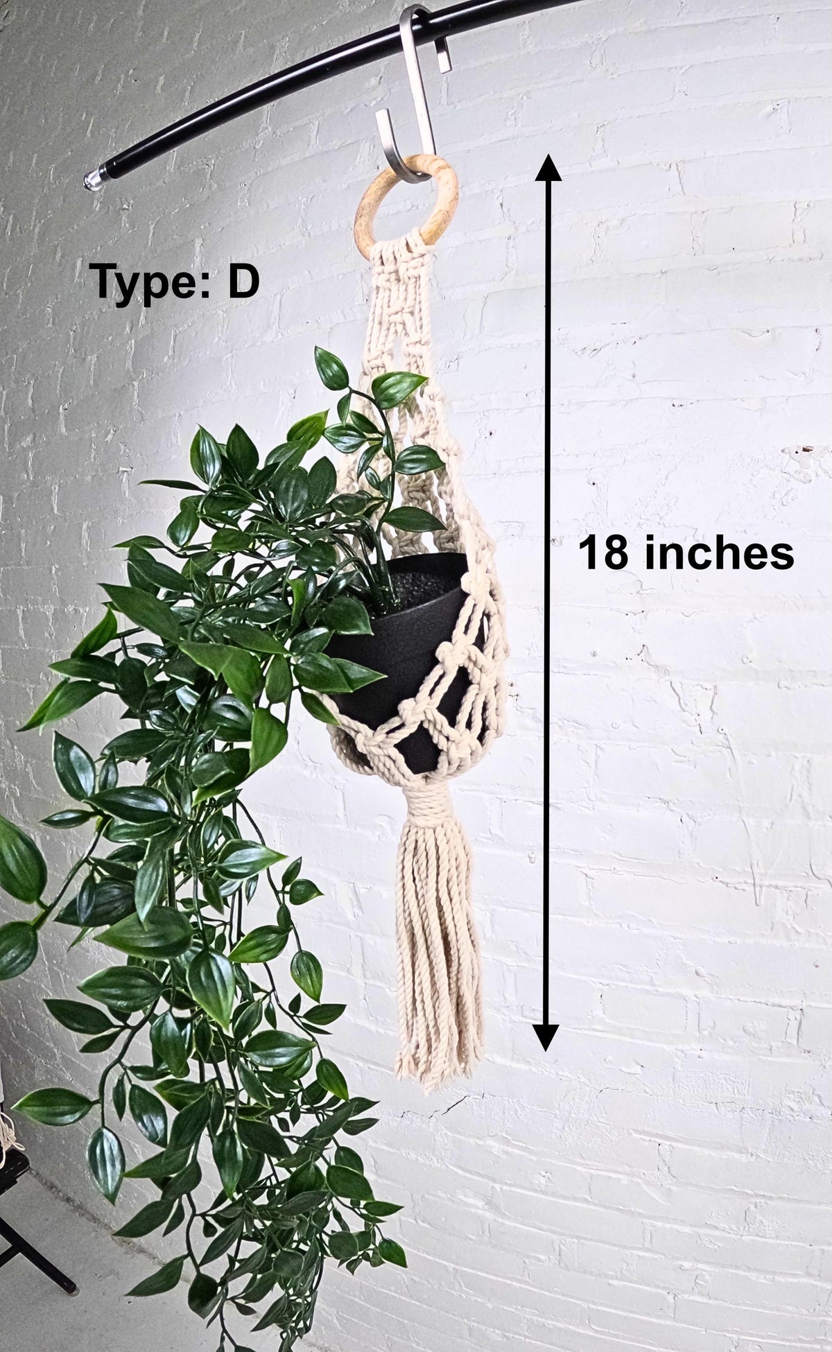 Organic Cotton Macrame Plant Hangers
