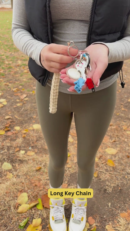 Organic Cotton Macrame Key Chains